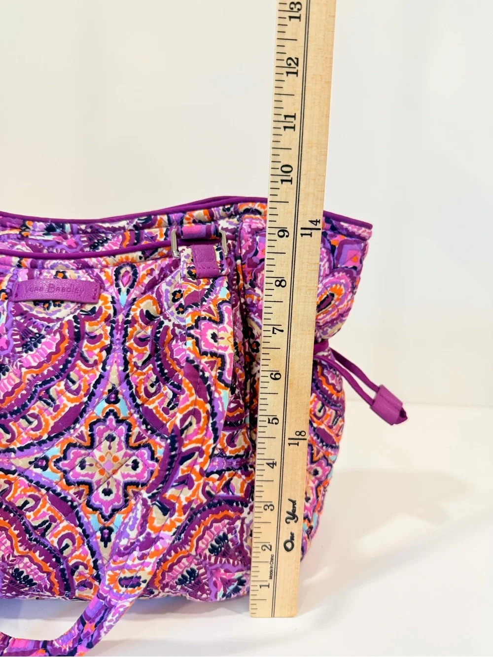 Vera Bradley Iconic Glenna Satchel Dream Tapestry NWT Retired Purple Paisley Bag
